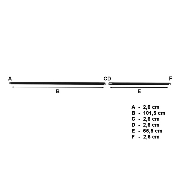 Schwarze Auto Seitenschutzleisten Volkswagen Jetta Limousine (2010-2018)