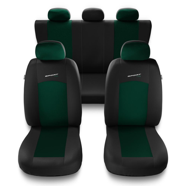 Universal Sitzbezüge Auto für Peugeot 307 I, II (2001-2012) - Autositzbezüge Schonbezüge für Autositze - S-GR