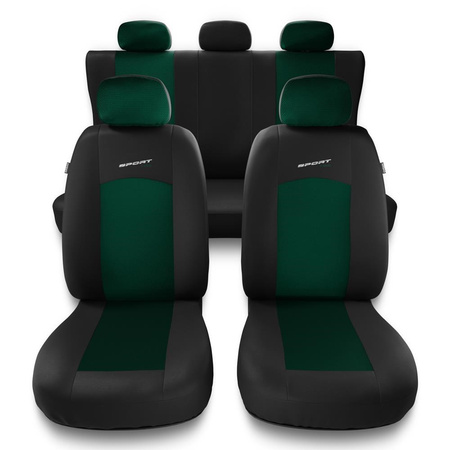 Universal Sitzbezüge Auto für Mazda 121 I, II, III (1987-2002) - Autositzbezüge Schonbezüge für Autositze - S-GR