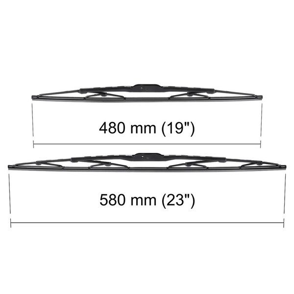 Vordere Scheibenwischer für Fiat Bravo Hatchback (10.1995-09.2003) - Wischerblätter Standard