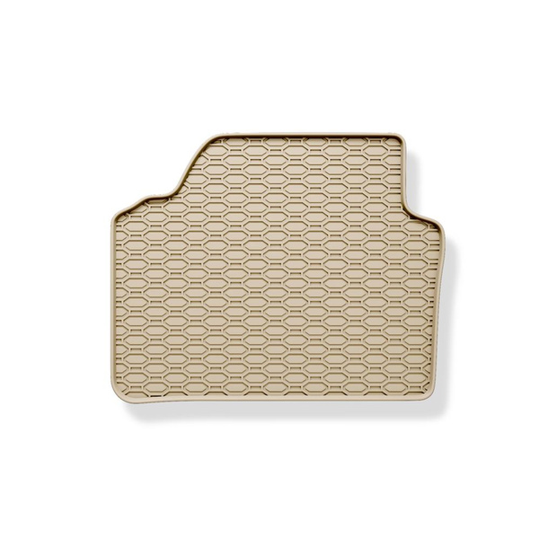 Gummifußmatten Auto für BMW 3er E90, E91 (2004-2013) - Gummimatten Gummi Fußmatten - beige