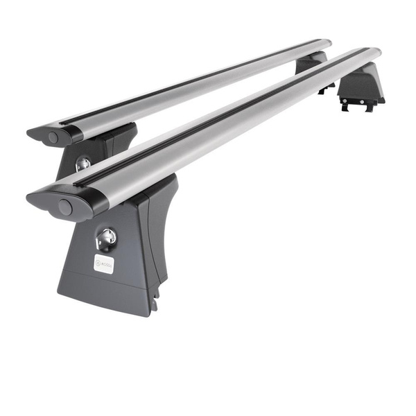 Aluminium-Dachträger für Opel Vectra C (2002-2008) - silbern Dachträger Dachgepäckträger - Montagepunkte