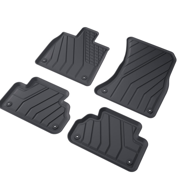 TPE Fußmatten Auto für Audi Q5 II SUV, Sportback (2017-....) - schwarz Automatten Autoteppiche