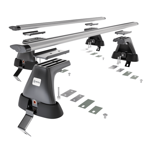 Aluminium-Dachträger für Opel Insignia (2017-2022) - silbern Dachträger Dachgepäckträger - ohne Montagelemente