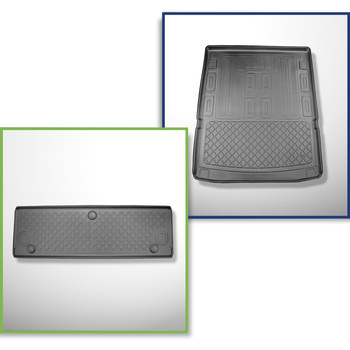 Set Kofferraumschale und angepasste Autoteppiche TPE für: Volkswagen Caddy V Max