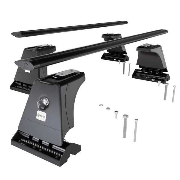 Aluminium-Dachträger für Mazda 3 mk II (2008-2014) - schwarz Dachträger Dachgepäckträger - Montagepunkte