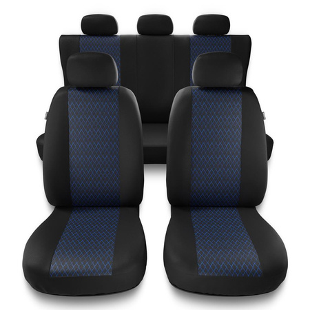 Universal Sitzbezüge Auto für Peugeot 308 I, II, III (2007-....) - Autositzbezüge Schonbezüge für Autositze - PF-BL