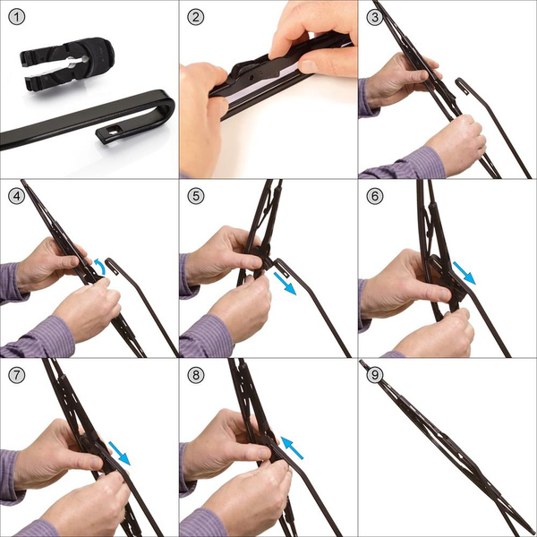 Vordere Scheibenwischer für Porsche Panamera Limousine, Sport Turismo (03.2009-08.2013) - Wischerblätter Standard