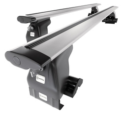 Aluminium-Dachträger für Ford Fiesta mk VI (2006-2007) - silbern Dachträger Dachgepäckträger - ohne Montagelemente