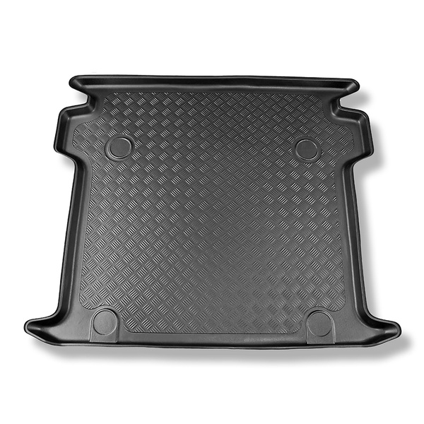 Kofferraumwanne für Fiat Doblo II Kombi Maxi Kombi (2010-06.2022) - Kofferraummatte rutschfest Schutzmatte - 5 Sitze; L2 (fuer langen Radstand)