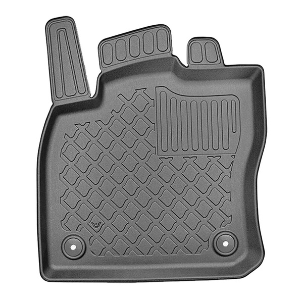 TPE Fußmatten Auto für Volkswagen Caddy V Kombi (11.2020-....) - schwarz Automatten Autoteppiche - Caddy, Caddy Maxi, Caddy Cargo, Caddy Maxi Cargo