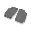 Fußmatten Auto für Skoda Fabia I Hatchback, Kombi (1999-2007) - Premium Velours graue Automatten Autoteppiche