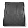 Kofferraumwanne für Fiat Scudo II Panorama Kombi (2007-2016) - Kofferraummatte rutschfest Schutzmatte - L2 (Löcher für Befestigungen der 3. Sitzreihe ausschneidbar)