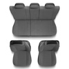 Universal Sitzbezüge Auto für Peugeot 207 (2006-2013) - Autositzbezüge Schonbezüge für Autositze - PG-2