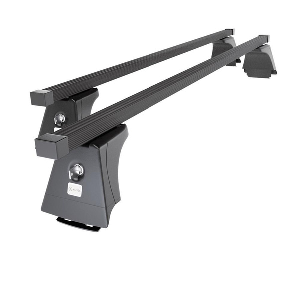 Stahl-Dachträger für Toyota Avensis mk III (2009-2019) - schwarz Dachträger Dachgepäckträger - Montagepunkte