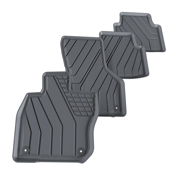 TPE Fußmatten Auto für Volkswagen Passat B9 Variant (2023-....) - schwarz Automatten Autoteppiche