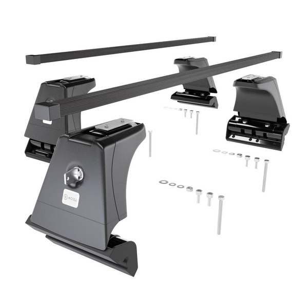 Stahl-Dachträger für BMW 5er G30 (2017-2023) - schwarz Dachträger Dachgepäckträger - Montagepunkte