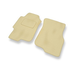 Fußmatten Auto für Rover 45 Hatchback, Limousine (1999-2005) - Premium Velours beige Automatten Autoteppiche