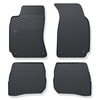 Gummifußmatten Auto für Volkswagen Passat B5 Limousine, Variant (1996-2005) - Gummimatten Gummi Fußmatten - schwarz - 4 Stk.