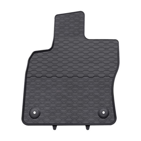 Gummifußmatten Auto für Skoda Karoq SUV (2017-....) - Gummimatten Gummi Fußmatten - schwarz - 4 Stk.