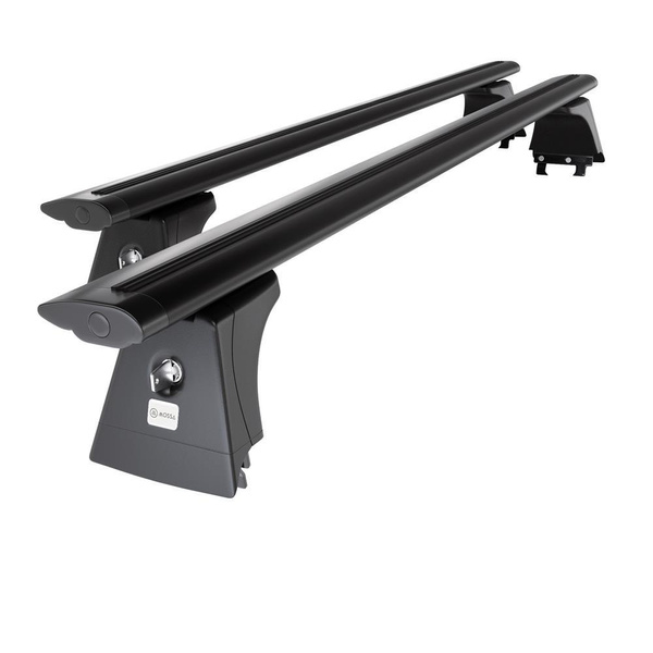 Aluminium-Dachträger für Seat Alhambra mk I (2001-2009) - schwarz Dachträger Dachgepäckträger - Montagepunkte