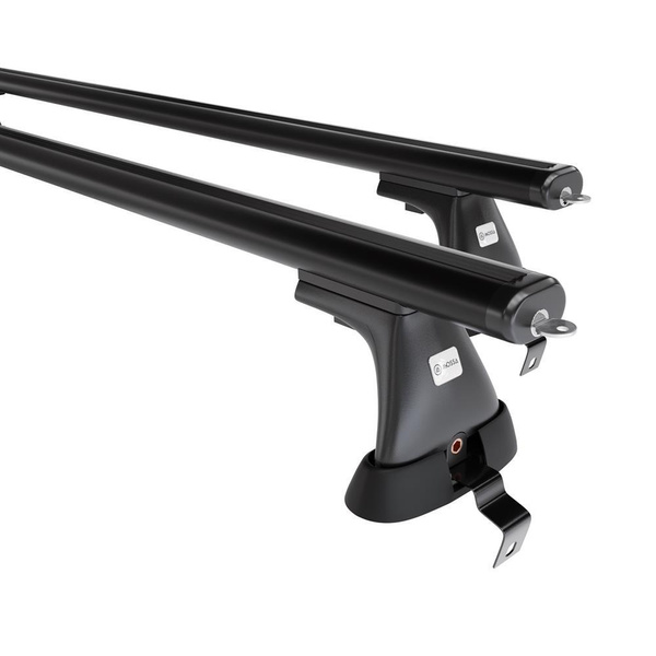 Aluminium-Dachträger für Volvo V50 (2004-2012) - schwarz Dachträger Dachgepäckträger - ohne Montagelemente