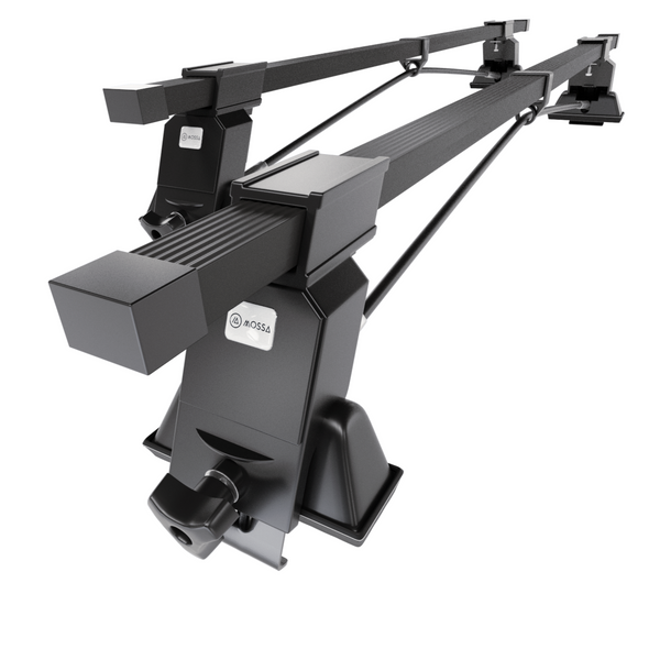 Stahl-Dachträger für Opel Corsa C (2001-2006) - schwarz Dachträger Dachgepäckträger - Reling