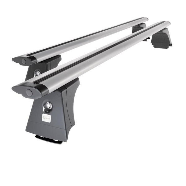 Aluminium-Dachträger für Toyota Avensis mk III (2009-2019) - silbern Dachträger Dachgepäckträger - Montagepunkte