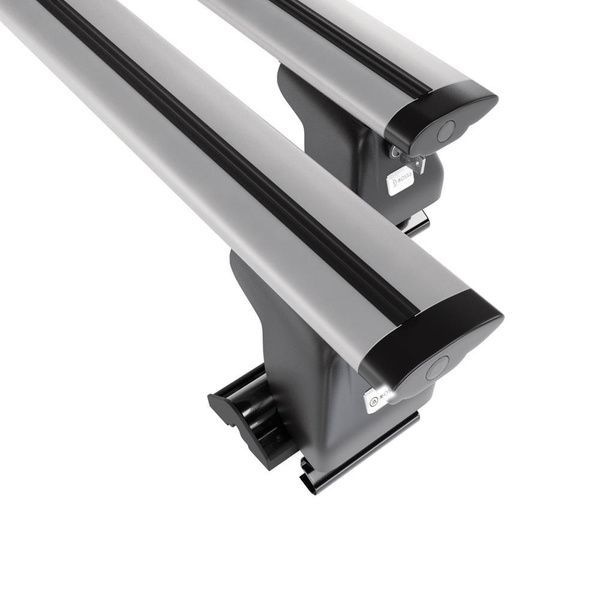 Aluminium-Dachträger für Ssangyong Musso (1993-2005) - silbern Dachträger Dachgepäckträger - ohne Montagelemente