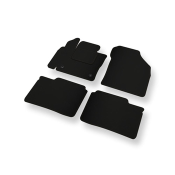 Fußmatten Auto für Suzuki Ignis III Crossover (2017-....) - schwarze Automatten 