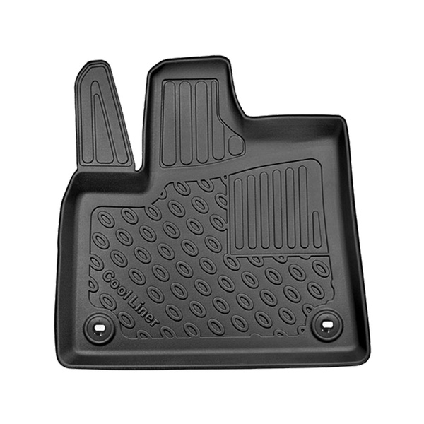 TPE Fußmatten Auto für Citroen e-Berlingo III Van (09.2021-....) - schwarz Automatten Autoteppiche