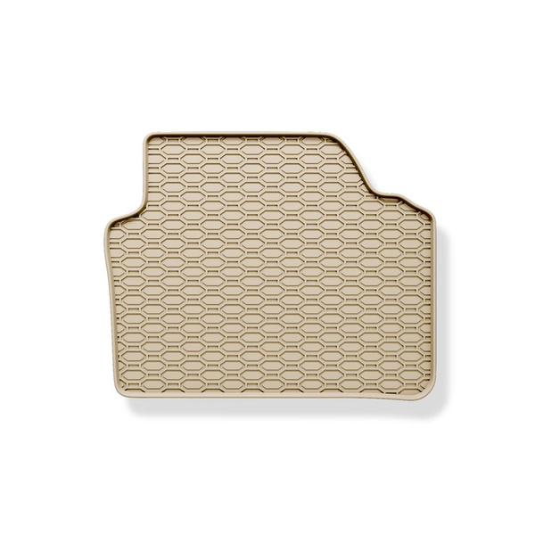 Gummifußmatten Auto für BMW 3er E90, E91 (2004-2013) - Gummimatten Gummi Fußmatten - beige