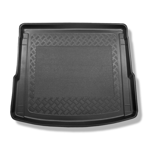 Kofferraumwanne für Audi Q5 II FY SUV (01.2017-08.2024) - Kofferraummatte rutschfest Schutzmatte - auch für Modelle mit Schienen; nicht fuer TFSI e plug-in Hybrid; Rückbank verschiebbar