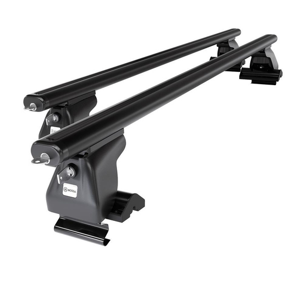 Aluminium-Dachträger für Daewoo Musso (2000-2005) - schwarz Dachträger Dachgepäckträger - ohne Montagelemente