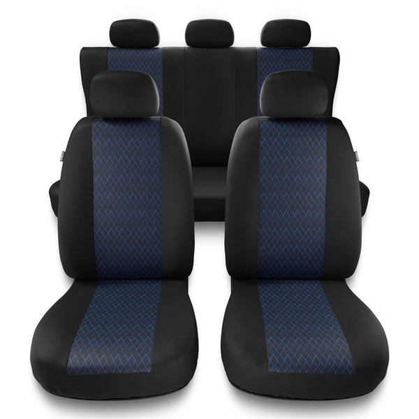 Universal Sitzbezüge Auto für Audi A4 B5, B6, B7, B8, B9 (1995-2024) - Autositzbezüge Schonbezüge für Autositze - PF-BL