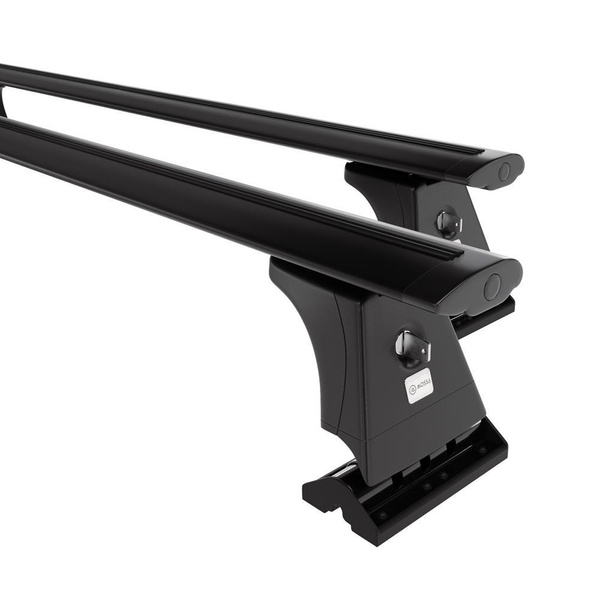 Aluminium-Dachträger für Citroen C6 (2005-2012) - schwarz Dachträger Dachgepäckträger - Montagepunkte