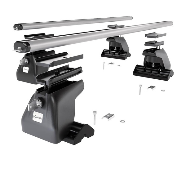 Aluminium-Dachträger für Peugeot Expert (2007-2016) - silbern Dachträger Dachgepäckträger - Montagepunkte