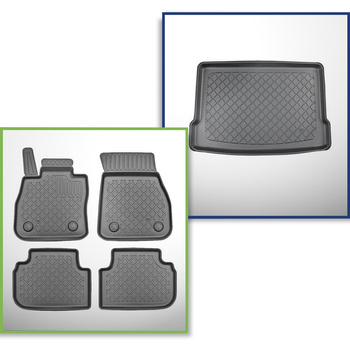 Set Kofferraumschale und angepasste Autoteppiche TPE für: BMW 1er F40 Hatchback 