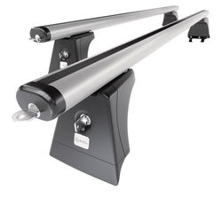 Aluminium-Dachträger für Opel Astra J mk IV (2009-2015) - silbern Dachträger Dachgepäckträger - Montagepunkte