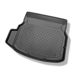 Kofferraumwanne für Mercedes-Benz C Klasse W204 Limousine (04.2007-02.2014) - Kofferraummatte rutschfest Schutzmatte - hintere Sitze umlegbar; mit linker Ausbuchtung