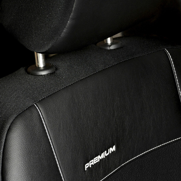 Maßgeschneiderte Sitzbezüge Auto für Seat Leon I Hatchback (1999-2005) - Autositzbezüge Schonbezüge für Autositze - schwarz