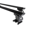 Aluminium-Dachträger für Daewoo Musso (2000-2005) - schwarz Dachträger Dachgepäckträger - ohne Montagelemente