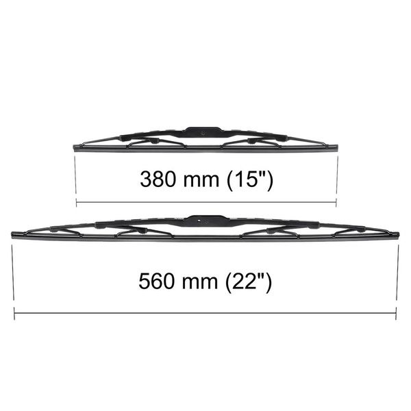 Vordere Scheibenwischer für Fiat Idea MPV (01.2006-03.2008) - Wischerblätter Standard