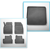 Set Kofferraumschale und angepasste Autoteppiche TPE für: Opel Astra J Sports Tourer (09.2010-03.2016)