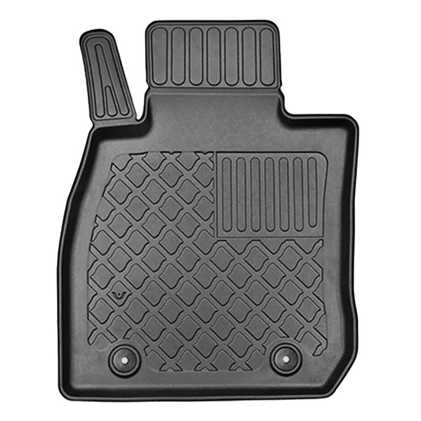 TPE Fußmatten Auto für Mazda CX-3 SUV (06.2015-12.2021) - schwarz Automatten Autoteppiche