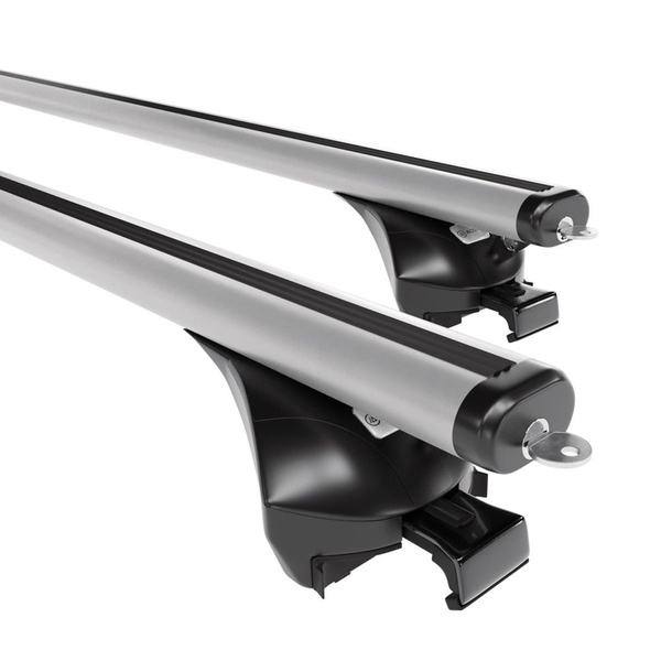 Aluminium-Dachträger für Toyota Highlander (2014-2019) - silbern Dachträger Dachgepäckträger - integrierte Relinge