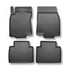 TPE Fußmatten Auto für Nissan X-Trail III SUV (08.2014-2022) - schwarz Automatten Autoteppiche - 5 oder 7 Sitze; ohne dritte Sitzreihe