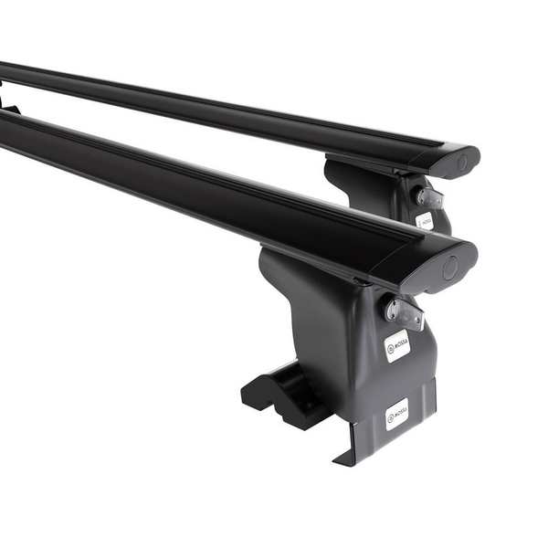 Aluminium-Dachträger für Volkswagen Jetta mk V (2005-2010) - schwarz Dachträger Dachgepäckträger - ohne Montagelemente