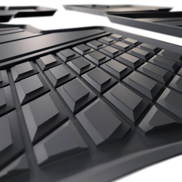 TPE Fußmatten Auto für Mercedes-Benz A Klasse W177 Hatchback (2018-....) - schwarz Automatten Autoteppiche