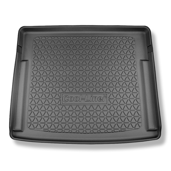 Kofferraumwanne für Nissan Ariya SUV (09.2022-....) - Kofferraummatte rutschfest Schutzmatte - obere Ladefläche; Varioboden im hoechsten Ebene; auch für Modelle mit Schienen